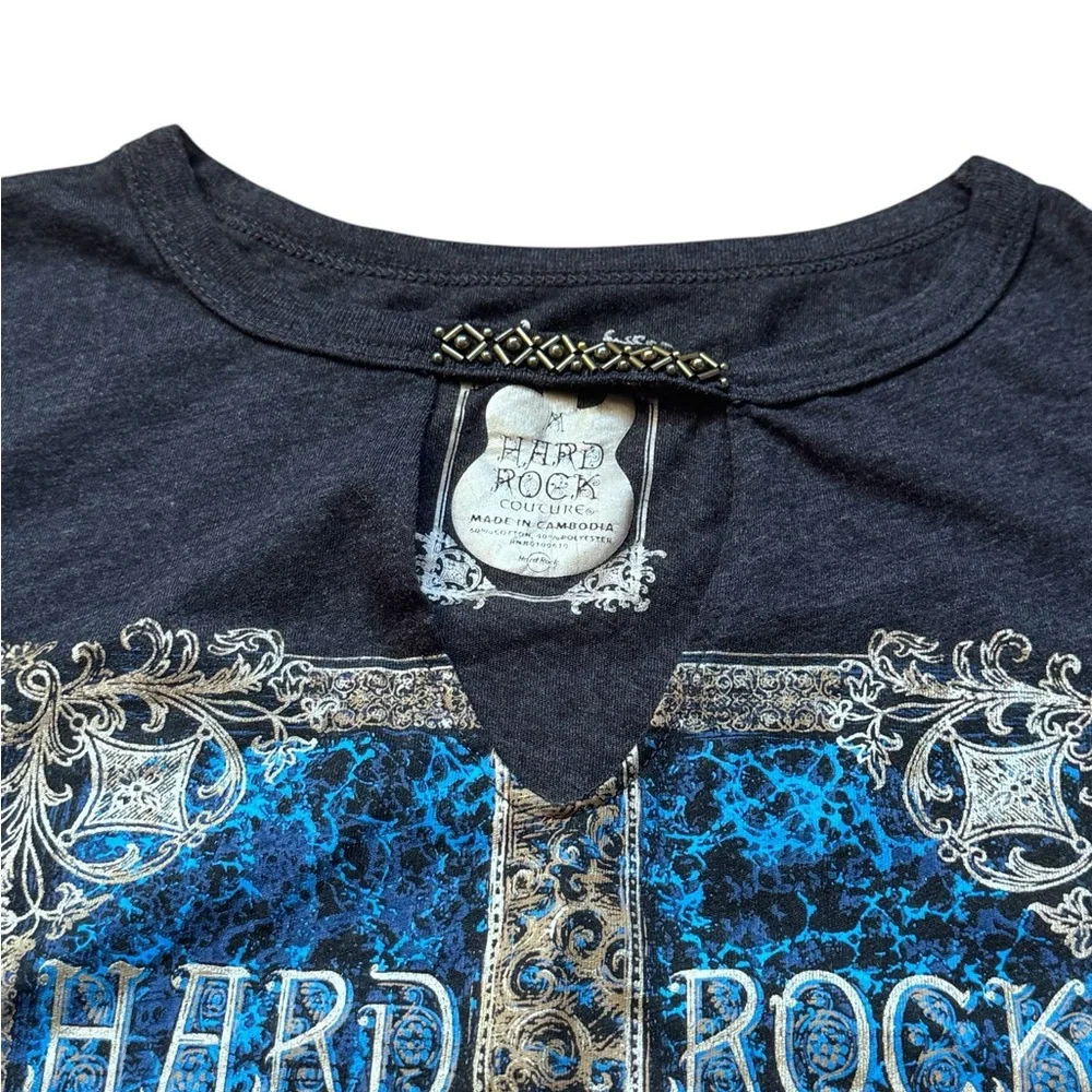 Hard Rock Couture‎ "Berlin" Short Sleeve Shirt- Size M - Picture 3 of 7